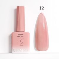 CANNI HEMA FREE Rubber Base Gel - 9 ml - X12 Cover Nude
