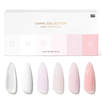 CANNI HEMA FREE Quick Builder Gel szett - 6x9 ml - Q1