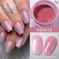 White Pearl Nail Art Powder - NDA019