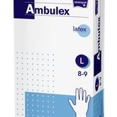 Ambulex Púderes Latex gumikesztyű - L méret 100 db
