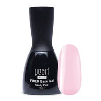 Pearl Nails Fiber Base Gel 15ml - Candy Pink