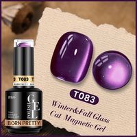 BORN PRETTY PRO UV/LED gél lakk 15 ml - T083 - Glass Beads Cat Magnetic