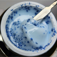 NAILVANA építőzselé - Frosty Flower 15ml - Blue