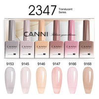 CANNI HEMA FREE UV/LED gél lakk szett 6x9ml - 2347