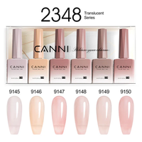 CANNI HEMA FREE UV/LED gél lakk szett 6x9ml - 2348