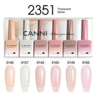 CANNI HEMA FREE UV/LED gél lakk szett 6x9ml - 2351