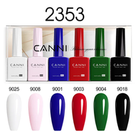 CANNI HEMA FREE UV/LED gél lakk szett 6x9ml - 2353