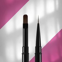 STALEKS PRO EXPERT Kétvégű ecset / 10mm nullás + 11mm ovális zselés