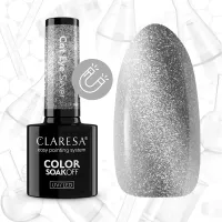 CLARESA UV/LED gél lakk 5g - CAT EYE SILVER