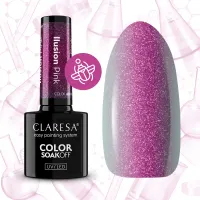 CLARESA UV/LED gél lakk 5g - ILUSION PINK