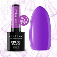 CLARESA UV/LED gél lakk 5g - HYDRO PURPLE (üveghatású)