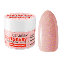CLARESA Soft&Easy Builder Gél 45g - Golden Spark