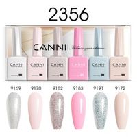 CANNI HEMA FREE UV/LED gél lakk szett 6x9ml - 2356