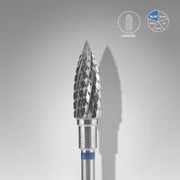 STALEKS PRO EXPERT flame KÖZEPES karbid csiszolófej 5 mm / working part 13,5 mm