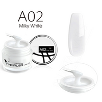 Venalisa Jelly Gel - új formula - 15 ml építőzselé - A02S Milky White