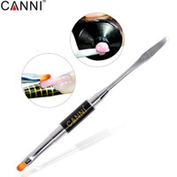 2in1 Spatula és ovális szőrű ecset