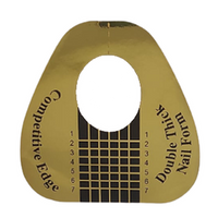 Műkörömépítő sablon 50db - arany