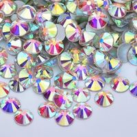 Körömdíszítő strasszkövek 200 db - Crystal AB ss3