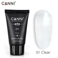 CANNI Akril Gél - HEMA FREE - 45g - No.01 Clear