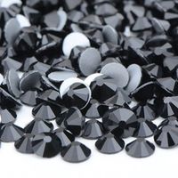 Körömdíszítő strasszkövek 200 db - Fekete ss3