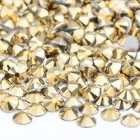 Körömdíszítő strasszkövek 200 db - Arany ss3