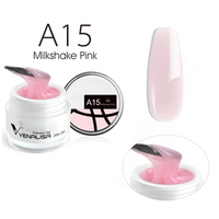 Venalisa Jelly Gel - új formula - 15 ml építőzselé - A15S Milkshake Pink