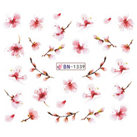 Köröm matrica No.1339 barackvirág - 5