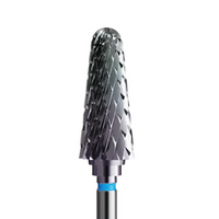 Karbid csiszolófej - Tornado - közepes (kék)