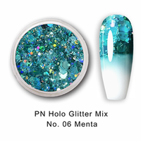 PN Holo glitter mix No.06 Menta