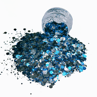 PN Holo glitter mix No.23 Ice Blue