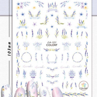 Köröm matrica 3D-s No.CA121- 102 levendulás