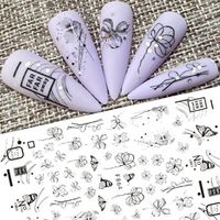 Köröm matrica 3D-s No.F864-107