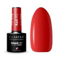 CLARESA UV/LED gél lakk 5g -RED 412