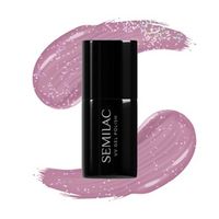 SEMILAC UV/LED Gél Lakk 7ml - 319 - Shimmer Dust Pink