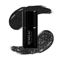 SEMILAC UV/LED Gél Lakk 7ml - 394 - HEMA FREE - Sparkling Midnight Date
