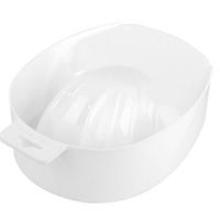 Áztató manikűr tál - fehér