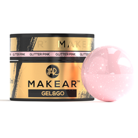 MAKEAR Gel&Go Builder Gél No.GG22 Pink Glitter 50ml