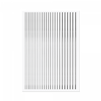 Körömdíszítő csík - Ezüst