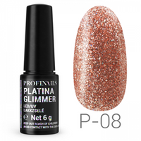 Profinails Platina Glimmer LED/UV lakkzselé 6gr P-08