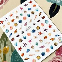 Köröm matrica 3D-s No.CA079 - 137 kagylós