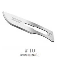 Swann-Morton nem steril szénacél szikepenge #10 méret (5 db/cs.)