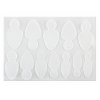 Szilikon reverse sablon - Poly Gél Tiphez 12 méret (24db-os)