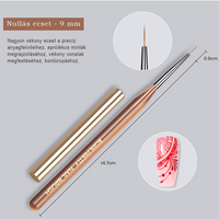 Born Pretty ecset - nullás 9 mm