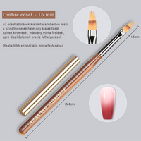 Born Pretty ecset - ombre 1,5 cm