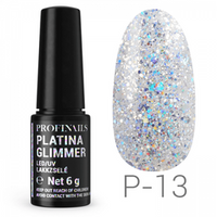 Profinails Platina Glimmer LED/UV lakkzselé 6gr P-13