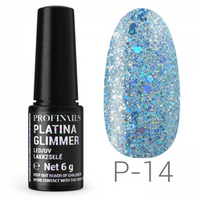 Profinails Platina Glimmer LED/UV lakkzselé 6gr P-14