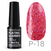 Profinails Platina Glimmer LED/UV lakkzselé 6gr P-18
