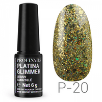 Profinails Platina Glimmer LED/UV lakkzselé 6gr P-20