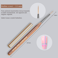 Born Pretty ecset - nullás 13 mm