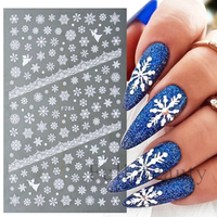 Köröm matrica 3D-s No.F284 white